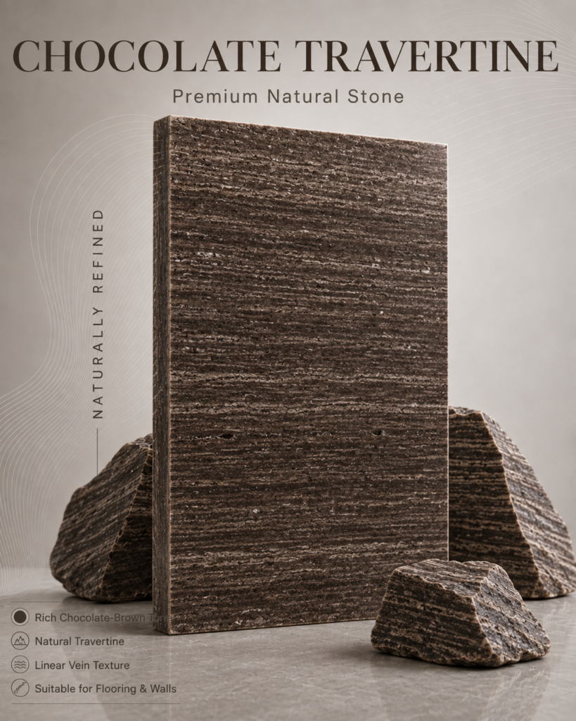 choclate travertine